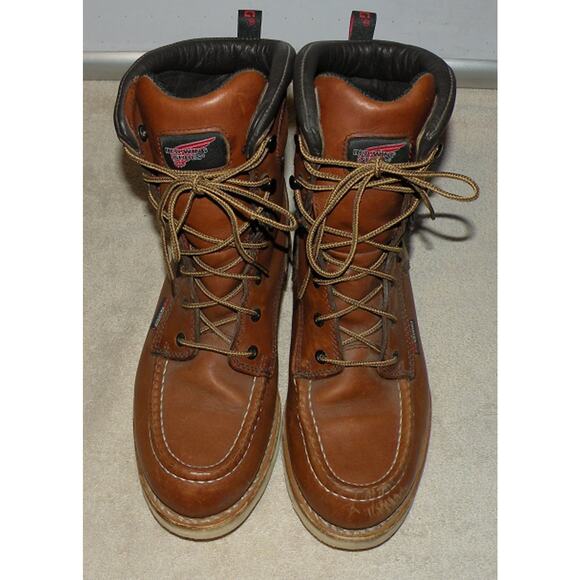 Red Wing Classic Men's 7.5D Leather Work Boots Waterproof ASTMF2892-11 EH - Picture 1 of 5